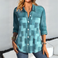 Chathurika | Casual Checked Blouse for Women - Trendy & Comfortable