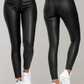 Elegant High-Waist PU Leather Pants for Women
