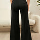 Gloria - Flared trousers with lace trim