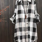 Emma – casual shirt with plaid pattern