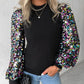 Women's Blouse with Pastel-Colored Balloon Sleeves - Lorena