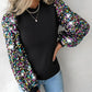 Women's Blouse with Pastel-Colored Balloon Sleeves - Lorena