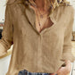 Linen Blend Women's Blouse