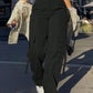 Celia - Plain cargo pants