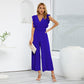 Virginia - Pleated Pants with Wide Leg Jumpsuit