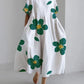 Julie – Casual loose floral dress with round neck for women in spring and summer