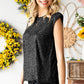Zoya | Women's Sequin Capped Sleeve Tank Top - Stylish & Shiny