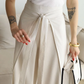 Isolde | Wide-Crop Linen Trousers