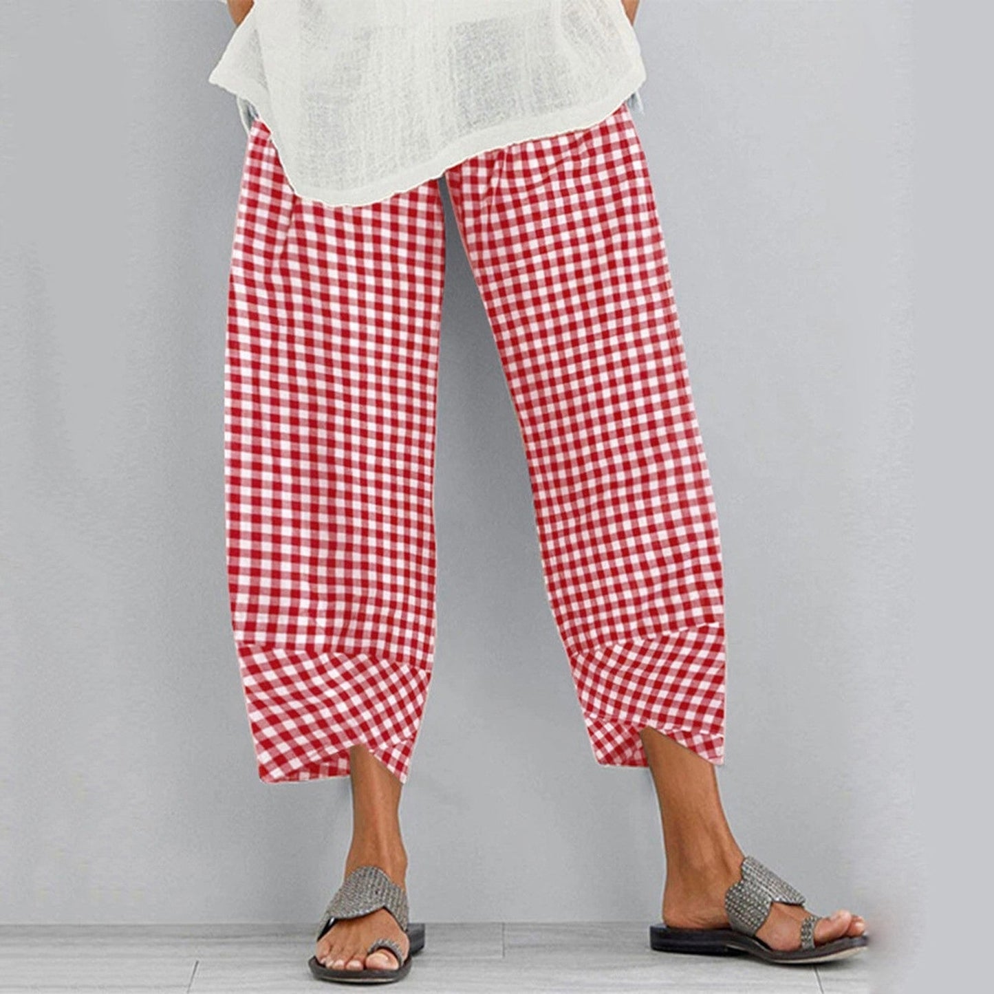 Nora - Cotton linen trousers
