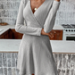 Anastasia - Elegant knitted bodycon dress with long sleeves