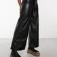 SleekEdge High-Waist Leather Pants for Women