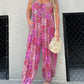 Jamaica - Casual jumpsuit with patchwork print