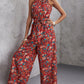 Hattie - Floral Halter Jumpsuit