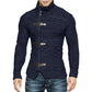 Boaz Urban Vest - Knitted Vest with Leather Details