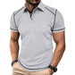Men's Color Block Polo Shirt – Classic Design & Everyday Comfort