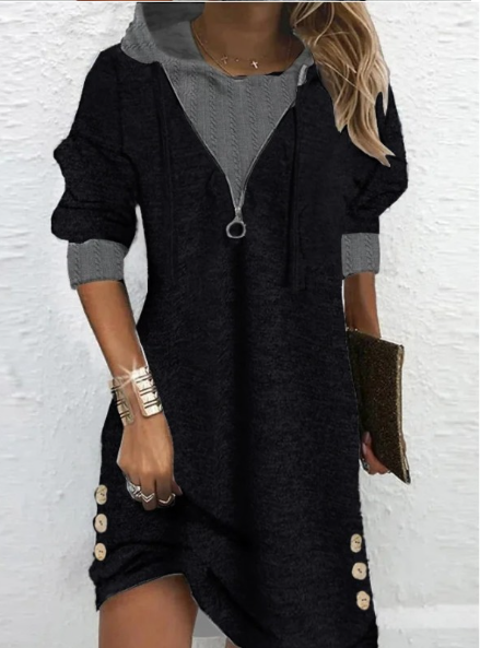Silva - Hooded Dress