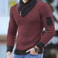 Lars Casual Sweater - Vintage Wool Sweater with High Collar