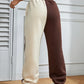 Billie - Color Block Loose Jogger Pants with Drawstring