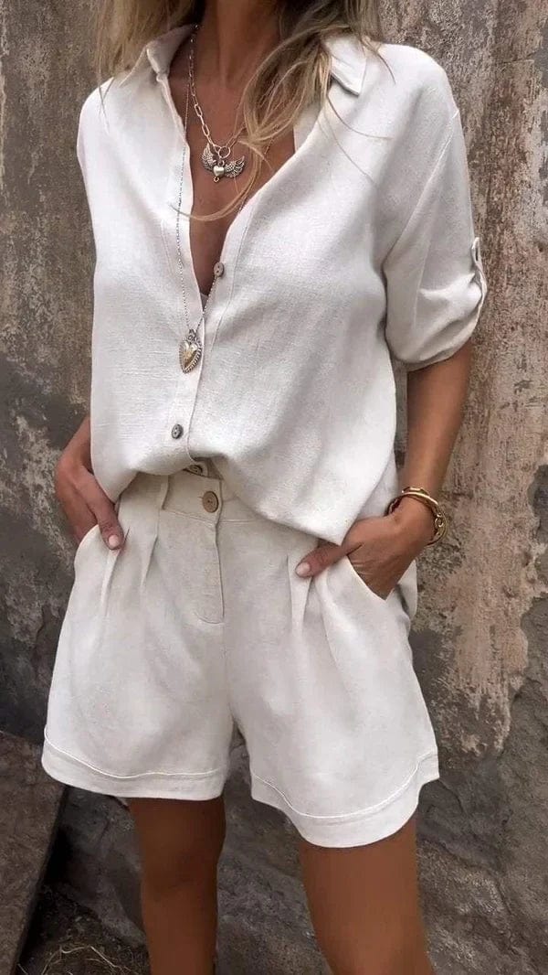 Pauline - Linen Summer Set