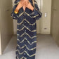 Bomea | Boho Stripe Long Sleeves Dress