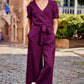 Linn - Belted Jumpsuit with Short Sleeves