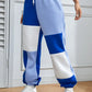 Billie - Color Block Loose Jogger Pants with Drawstring