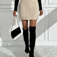 Marlie - Plain high waisted skirt