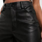 SleekEdge High-Waist Leather Pants for Women