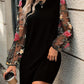 Ella - Elegant lace dress with floral embroidery