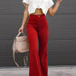 Trendy Corduroy Flare Pants for Women