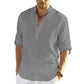 Mike - Casual shirt in cotton and linen