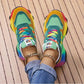 ActiveStep – Trendy Multicolor Sneakers with Platform Sole