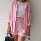 Madelyn - Two-piece set with pleated curtain