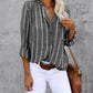Renata | Striped Blouse - Stylish Women's Neck Design