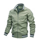 Daan | Sporty striped men's mid-season jacket