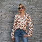 Paula | Leopard Print Blouse - Stylish Women's Top