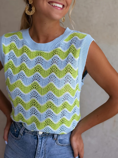 Trendy Summer Top in Knit Look | Buy 1, Get 1 Free - StrickGlow