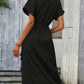 Insulator - Elegant Wrap Dress with V-Neck