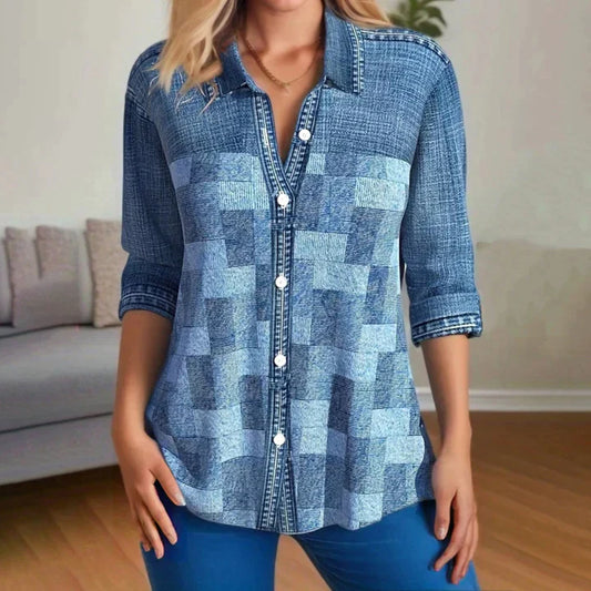 Angela - Vintage Caravan Blue