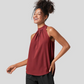 Gabriella | Women's halter - open back blouse