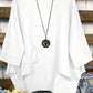 Ashley – casual blouse with round neckline for spring