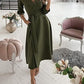 Eleanor - Fashionable dress with long sleeves