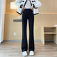 Ada - Thick velvet flared trousers