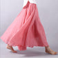 Bohemian Linen Maxi Skirt