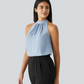 Gabriella | Women's halter - open back blouse