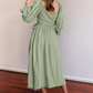 Michelle | Dress with Ruffled Sleeves