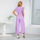 Virginia - Pleated Pants with Wide Leg Jumpsuit