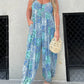 Jamaica - Casual jumpsuit with patchwork print