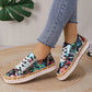 Elegant Floral Lace-Up Shoes for Women