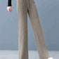 Freesia - Plain straight wide leg trousers